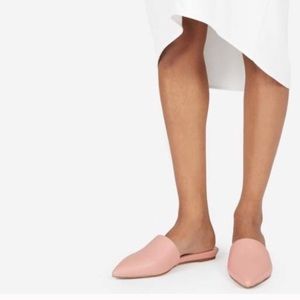 Everlane pointed slip on pink used